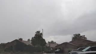 Gilbert A.Z. supercell with tornadic funnel cloud 9/26/2025
