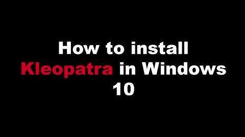 #2 Kleopatra Installation in Windows 10