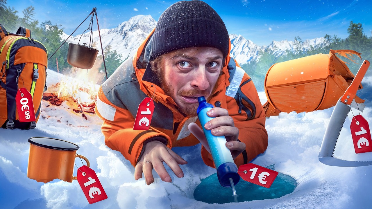 Je teste LES PIRES objets de survie à la montagne !