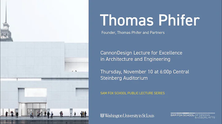CannonDesign Lecture for Excellence in Architectur...