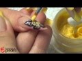 Наращивание и дизайн ногтей цветными 3Д гелями