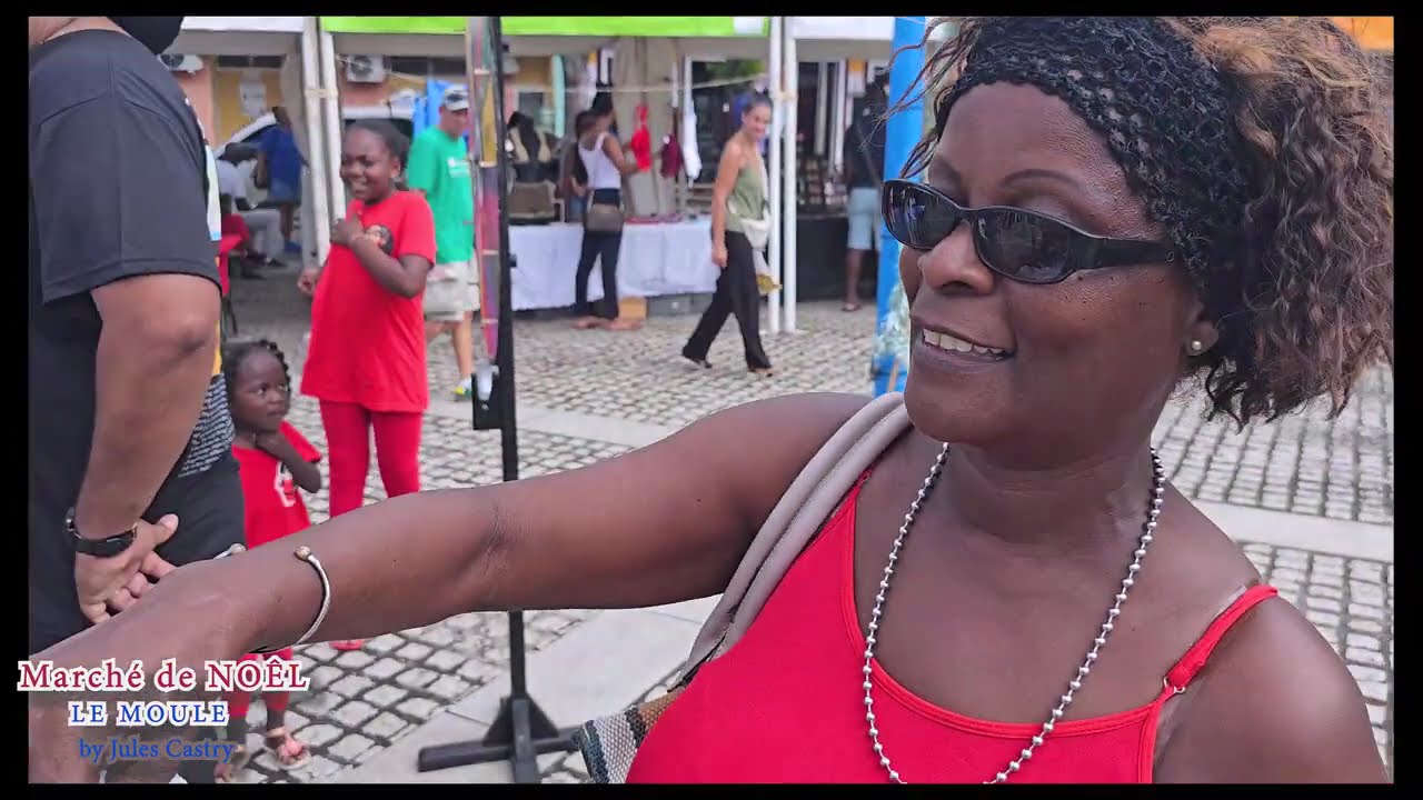 Le marché de Noël de la ville du Moule...