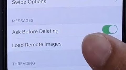 iPhone 11 Pro: How to Enable / Disable Mail Messages Ask Before Deleting