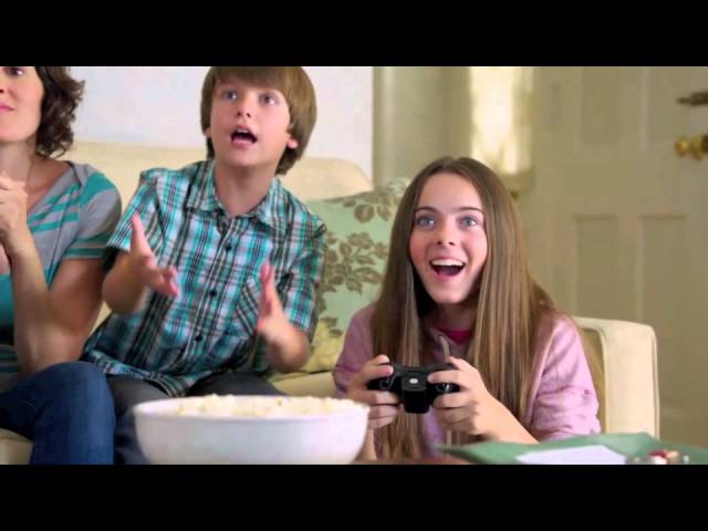 Ava Allan in the 2012 Angry Birds Commercial