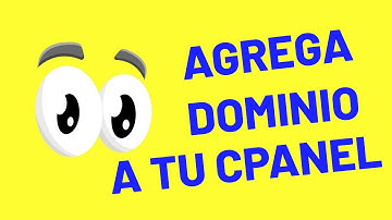 Como agregar un DOMINIO  a mi HOSTING cPanel 2023