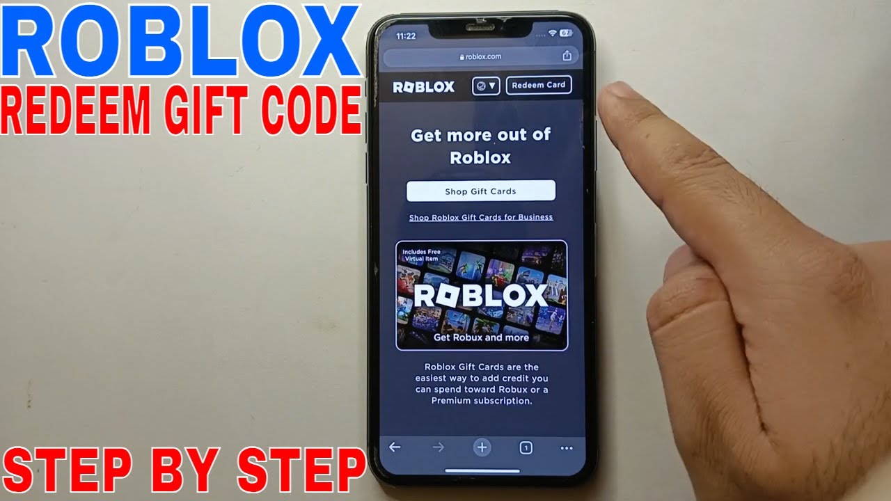 How To Redeem Roblox Gift Card On Phone - Full Guide 
