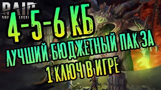 ЛУЧШИЙ - БЮДЖЕТНЫЙ АНКИЛ НА 6-5-4 КБ ЗА 1 КЛЮЧ - РАТНИК + РЕНЕГАТКА | RAID: SHADOW LEGENDS