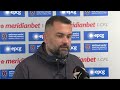 FK Sutjeska - Press Conference (1.CFL 2025/2026 20/36)
