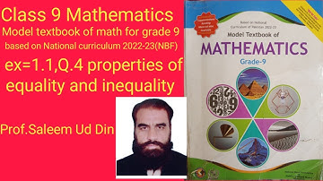 class 9th(math),ex=1.1,Q.4, properties of equality and inequality,