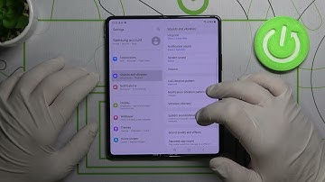 How to Change Vibration Intensity in Samsung Galaxy Z Fold 3 5G?
