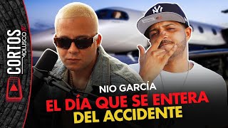 NIO GARCIA cuando se entera del accidente de Flow 😢🕊🙏🏽