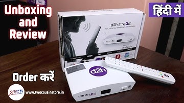 d2h Stream Android Box Unboxing and Review in Hindi 🔥| Two Cousin Store