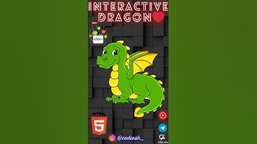 Interactive Dragon Animation with HTML & CSS – Follows Your Mouse!