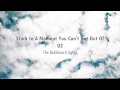 U2 Stuck In A Moment You Can't Get Out Of Subtitulada Español Inglés