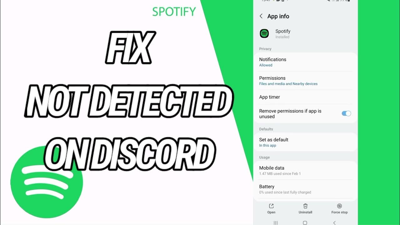 How to fix and solve not detected on discord on spotify youtube