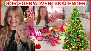 GÖR EGEN ADVENTKALENDER TILL BARNEN - visar allt innehåll - Julkalender 2022