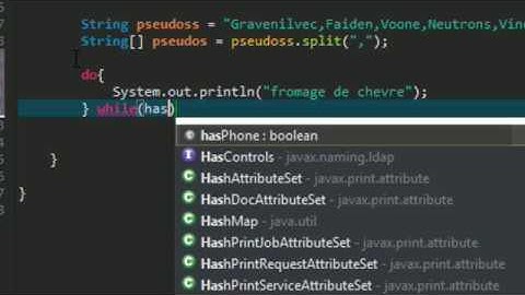 LES BOUCLES  FOR FOREACH  WHILE (LE JAVA) 05