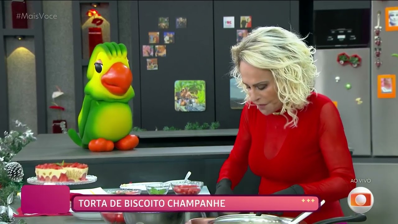 Torta de biscoito champanhe  PERFEITA da Ana Maria Braga! #MaisVocê