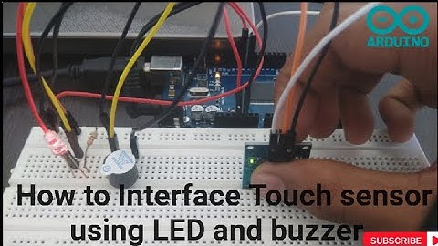 How to Interface Touch sensor using LED and buzzer/YOUNG MIND CREATIONS/