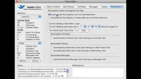 Twitter Tutorial Video 12 of 14 - How To Send Automated Tweets And Reply Tweets In Twitter