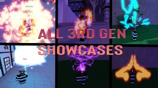 Every 3rd Gen Ability Showcase | Fire Force Online