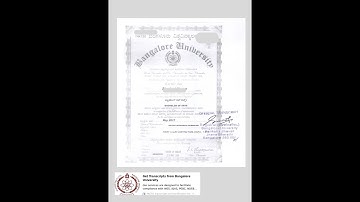Bangalore University Transcript Call 8088880630