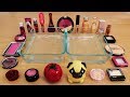 Mixing Makeup Eyeshadow Into Slime ! Burgundy vs Beige Special Series Part 37 Satisfying Slime Video