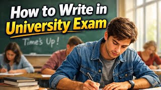 How to Write University Exams📝| BSc.Nursing | Exam Oriented Tips ✍️ ✨  #university 