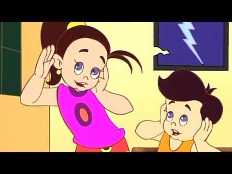 animated nursery rhymes i hear thunder youtube