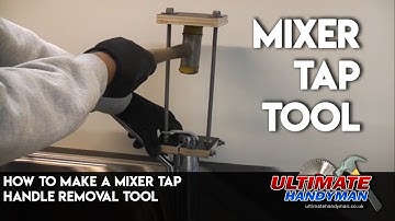 How to make a mixer tap handle removal tool