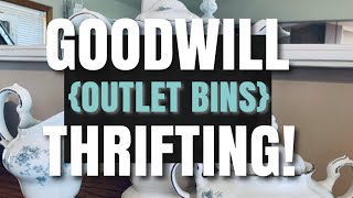 GOODWILL OUTLET BINS HAUL! By The Pound Thrifting | Home Decor, Clothing, Craft Items, and Resale