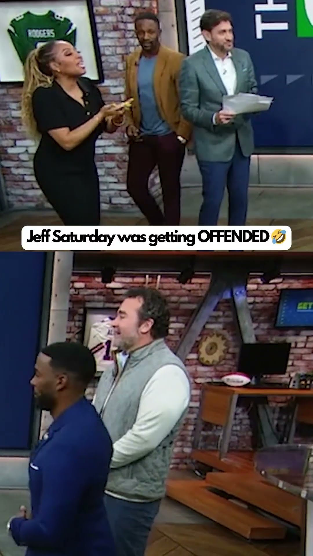 Greeny's list DID NOT make Jeff Saturday happy ?