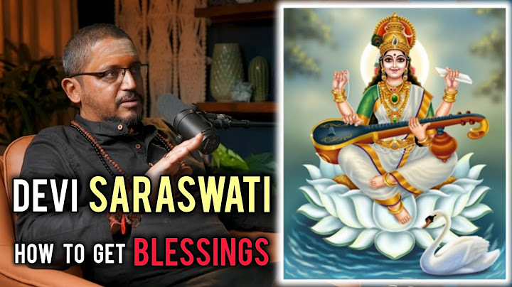 দেবী সরস্বতী: জ্ঞান ও শিল্পের ঐশ্বরিক আশীর্বাদ রাজর্ষি নন্দী দ্বারা ব্যাখ্যা করা হয়েছে #saraswati