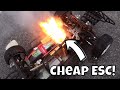 Cheap Chinese ESC bursts into flames! - Gensace Basher Lipo Battery test/review. 5000mah 50c 4s