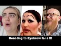 Hairdresser is reacting to eyebrow fails !!! Hair Buddha