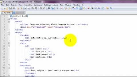 Yakın Kampüs - HTML5&CSS3 Ders 6 - HTML5&CSS3
