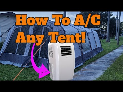 How To A/c Your Tent And Camp Comfortably In 100 Degree Temps!