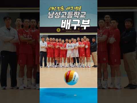 승리의 스파이크 한 방 🏐 - 남성고등학교 배구부