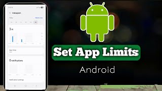 How to Set App Timer Limit on Android/Samsung  | 2025 Update