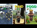 3 MUST-HAVE Survival Starter Farms in Minecraft!  [Tutorials]