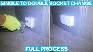 Single To Double Socket Change | Delroy The Spark Full Process