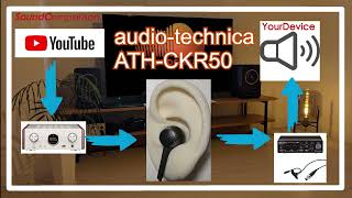 audio-technica ATH-CKR70 vs Sound Source(emma wallace)[IEMs In-Ear headphones Sound Comparison]