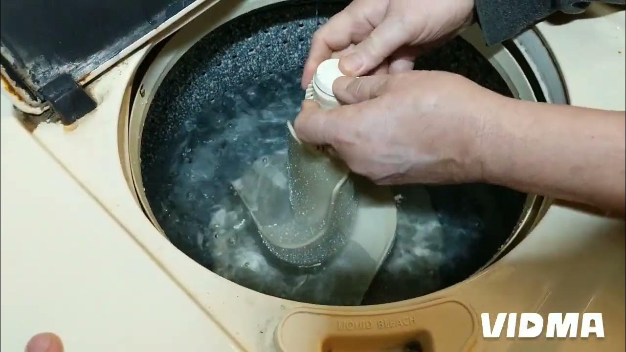 Antique JCPenney Hotpoint washer agitator not spinning YouTube