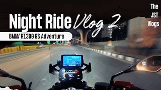 Vlog 2 Taking My New BMW R 1300 GS Adventure for a Night Ride