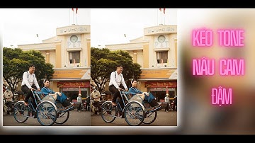 Bật mí tone Nâu cam đậm bằng Gradient Map