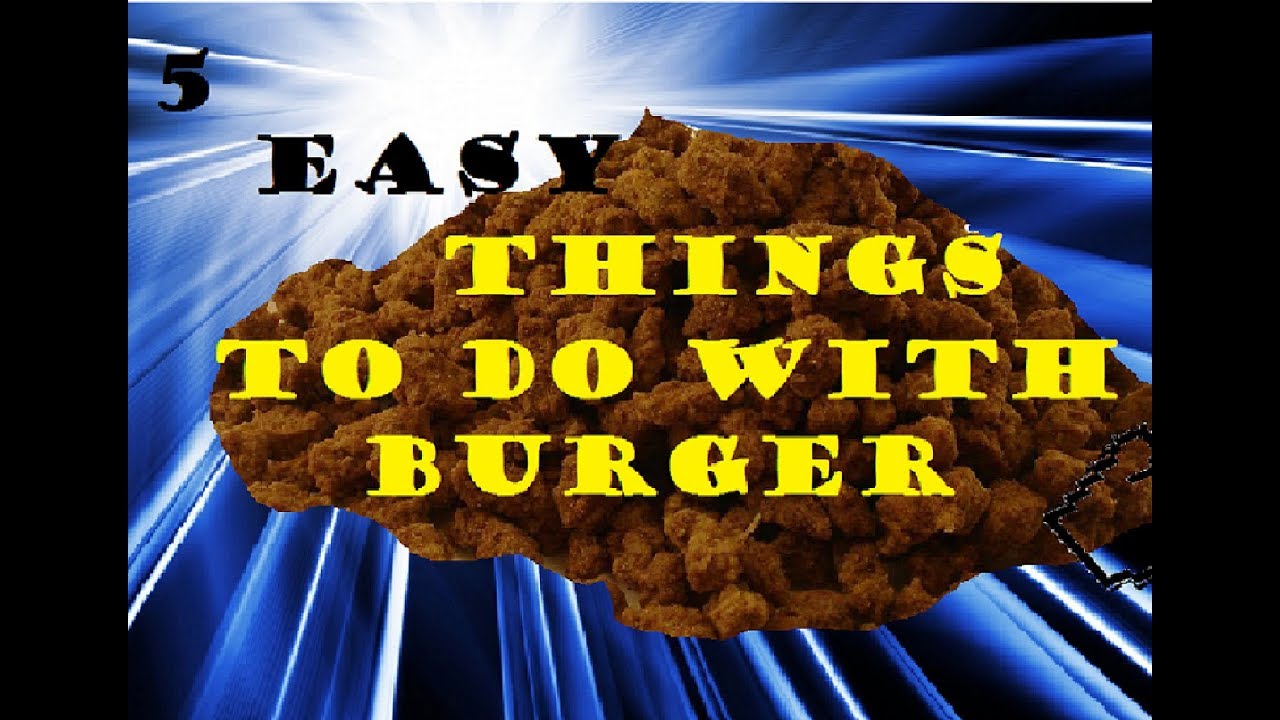 Top 5 ground beef recipes YouTube