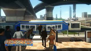 Gyroscopic Bus Driving: Futuristic Transport Games screenshot 3