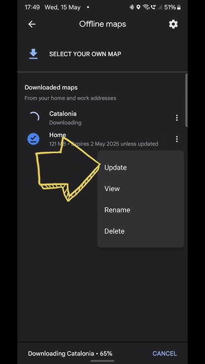 how-to-delete-offline-maps-shorts-youtube