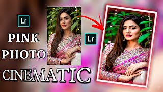 Cinematic pink tone photo editing | Lightroom mobile photo editing | PicsArt dark tone effect screenshot 4