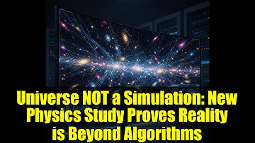 Universe NOT a Simulation: New Physics Study Proves Reality is Beyond Algorithms
